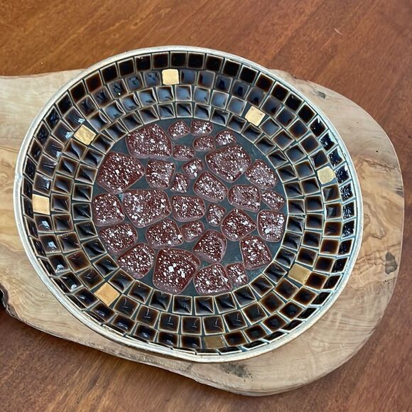 Vintage 1950's Mosaic Bowl - Picture 1 of 7